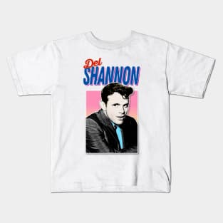 Del Shannon - Retro Nostalgia Graphic Design Kids T-Shirt